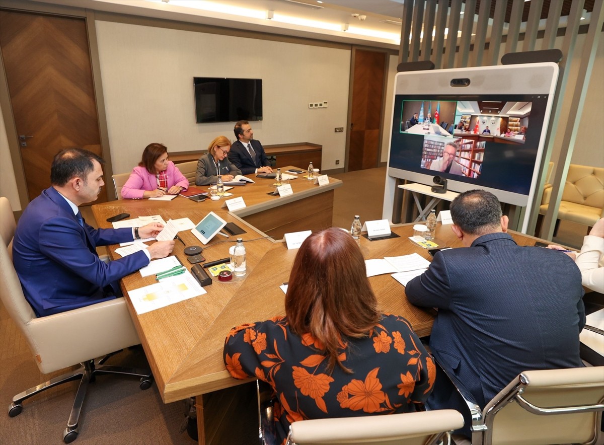 Çevre, Şehircilik ve İklim Değişikliği Bakanı Murat Kurum, Azerbaycan İklim Değişikliğinden...