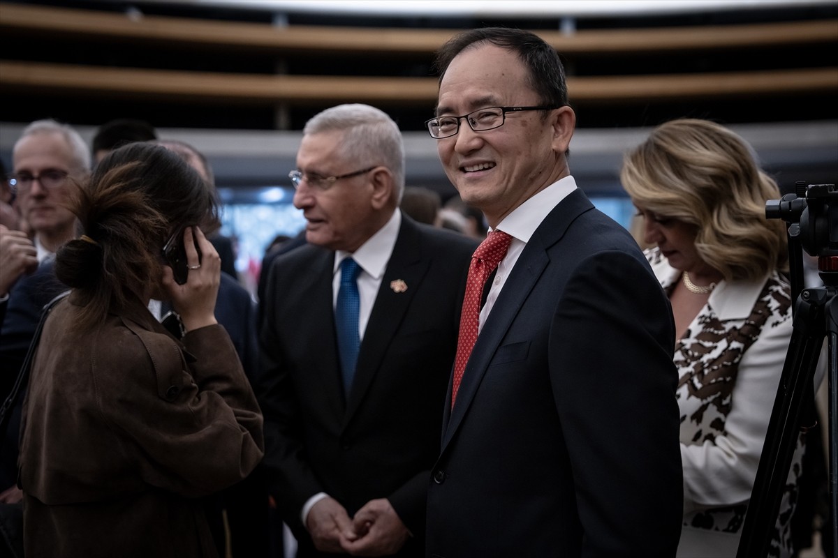 Çin'in kuruluşunun 76. yıl dönümü münasebetiyle Çin'in Ankara Büyükelçiliğince başkentteki CSO...