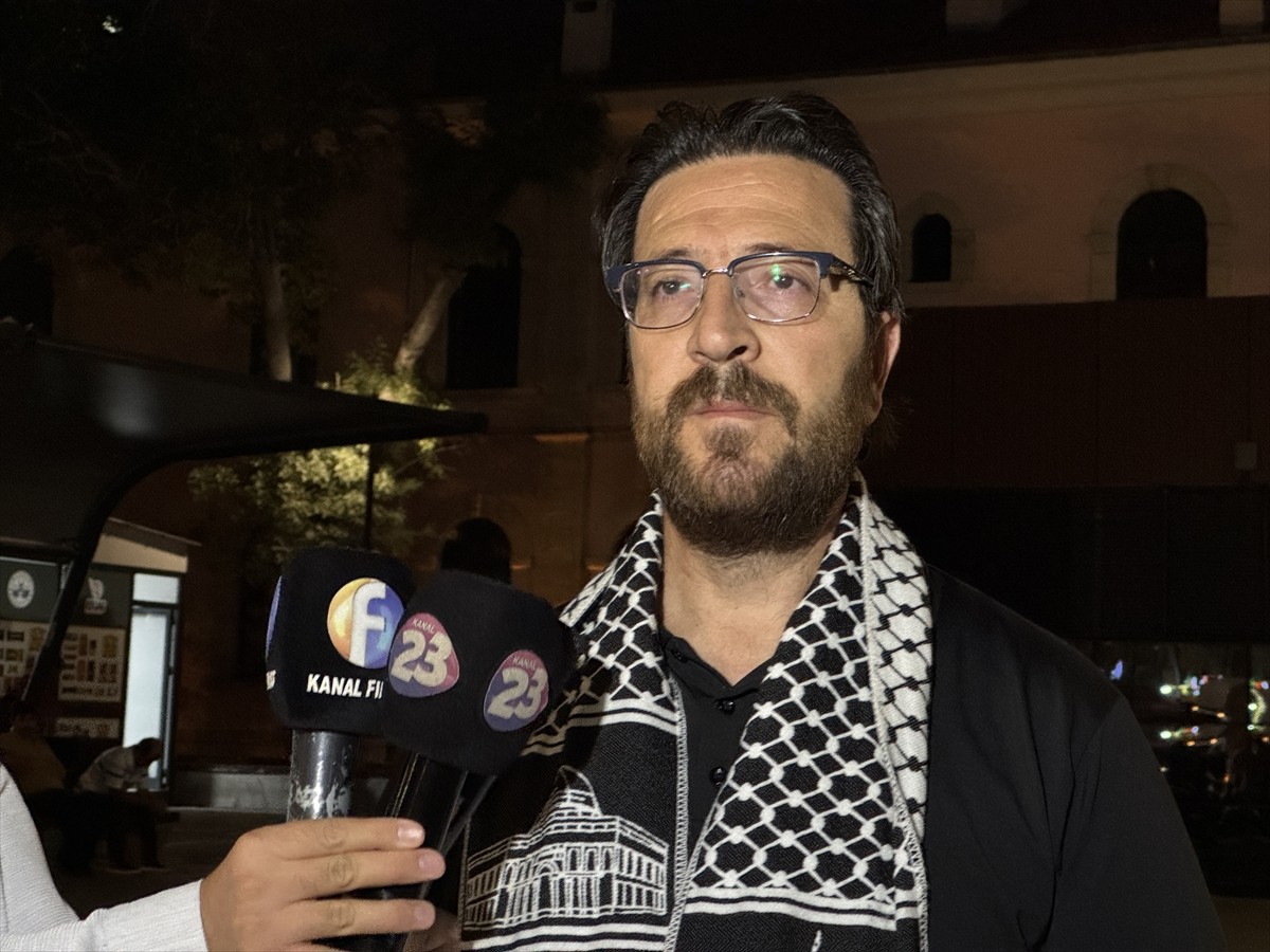 Elazığ'da Filistin'e ve Küresel Sumud Filosu'na destek için basın açıklaması yapıldı. El-Aksa...