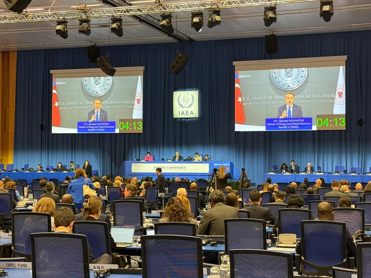 Enerji ve Tabii Kaynaklar Bakanı Alparslan Bayraktar, Uluslararası Atom Enerjisi Ajansının (UAEA)...