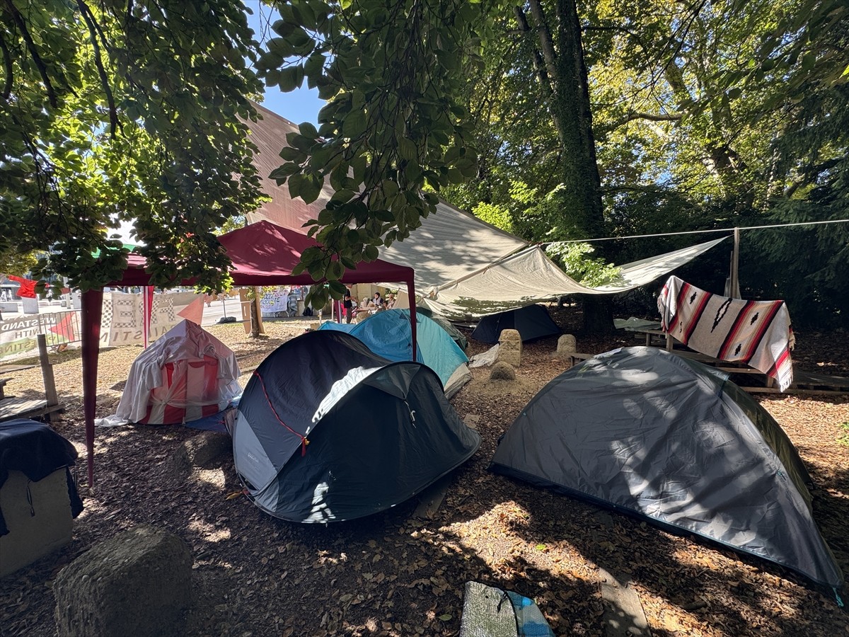 Farklı ülkelerden onlarca Filistin destekçisi aktivist, Gazze'de yaşananlara tepki göstermek ve...
