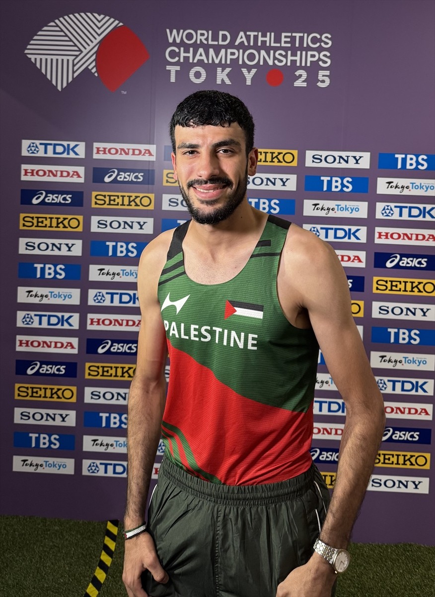 Japonya'da düzenlenen 20. Dünya Atletizm Şampiyonası'nda Filistin'i temsil eden tek sporcu...