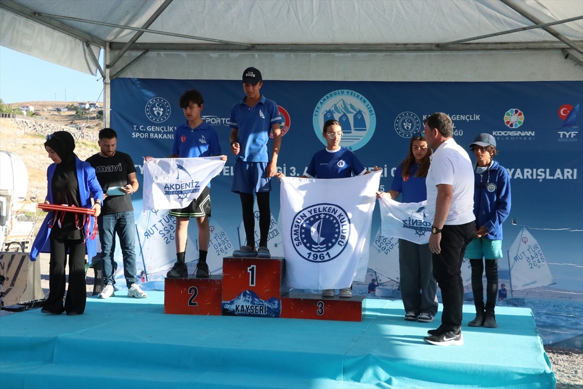 Kayseri'de ilk defa düzenlenen TYF Anadolu Yelken Ligi 3. Ayak Kayseri Optimist Yelken Yarışları...