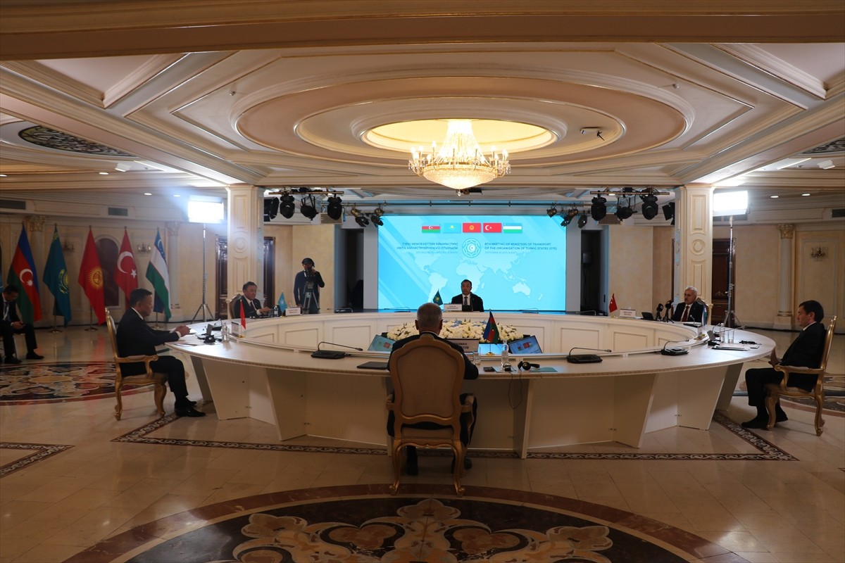 Kazakistan’ın Almatı şehrinde Türk Devletleri Teşkilatı (TDT) Üye Ülkelerin Ulaştırma Bakanlarının...