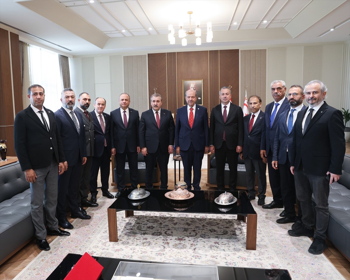 Kuzey Kıbrıs Türk Cumhuriyeti (KKTC) Cumhurbaşkanı Ersin Tatar, Büyük Birlik Partisi (BBP) Genel...