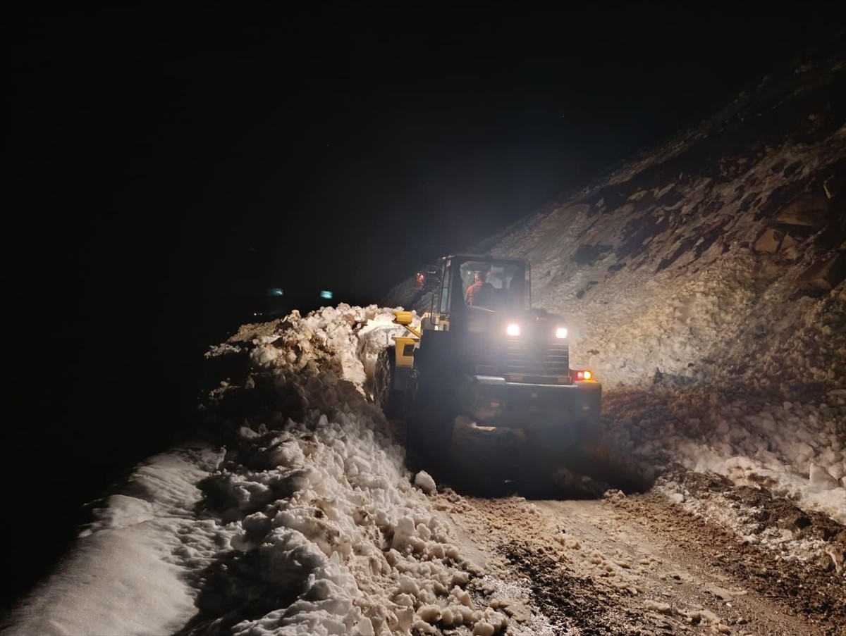 Rize'nin Çamlıhemşin ilçesindeki Trovit Yaylası'nda çığ nedeniyle mahsur kalan 15 kişi ile 8...