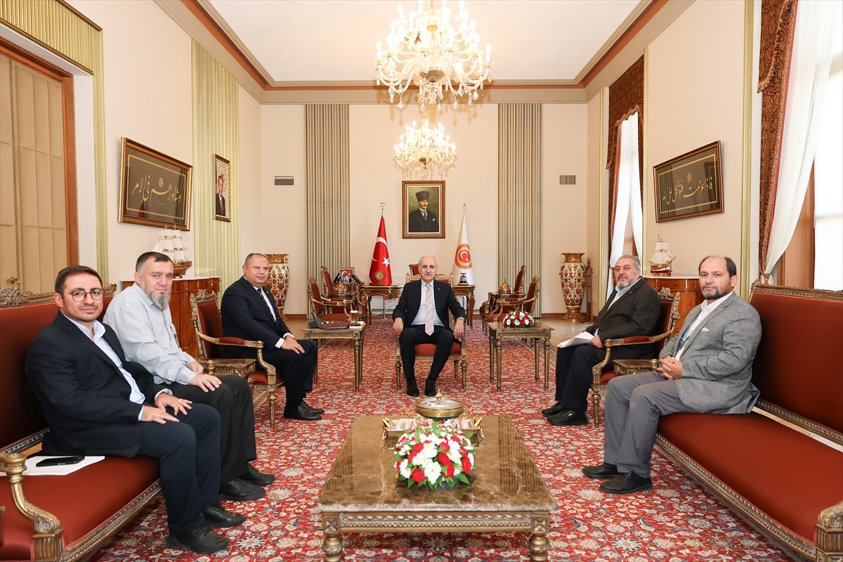 TBMM Başkanı Numan Kurtulmuş'a, Kırıkkale sivil toplum kuruluşlarınca hazırlanan ve "Gazze'deki...