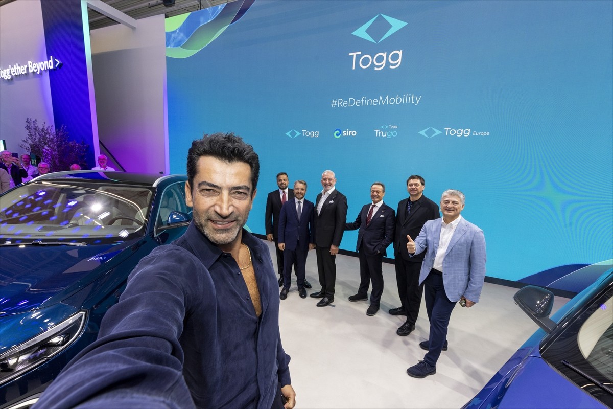Togg'un yeni modeli T10F'in dünya prömiyeri Münih'te düzenlenen IAA Mobility 2025'te...