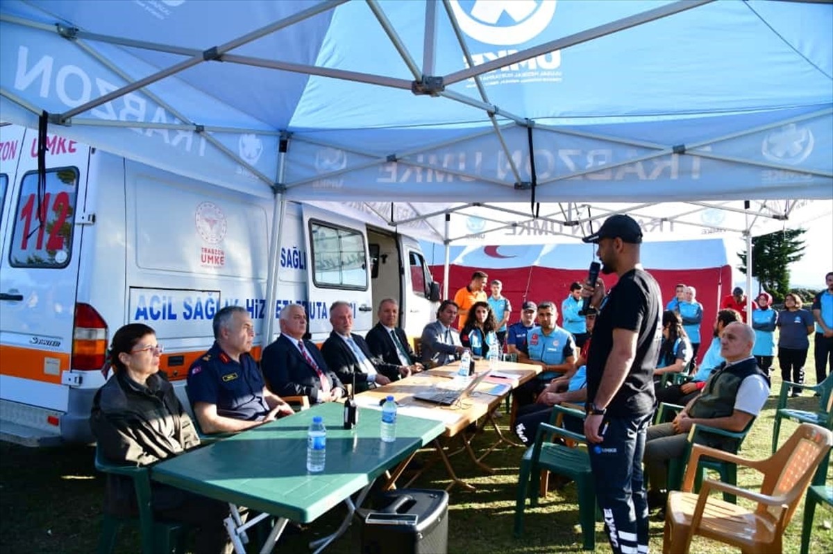 Trabzon'da, Sağlık Bakanlığının Ulusal Medikal Kurtarma Ekibi (UMKE) faaliyet planında yer alan...