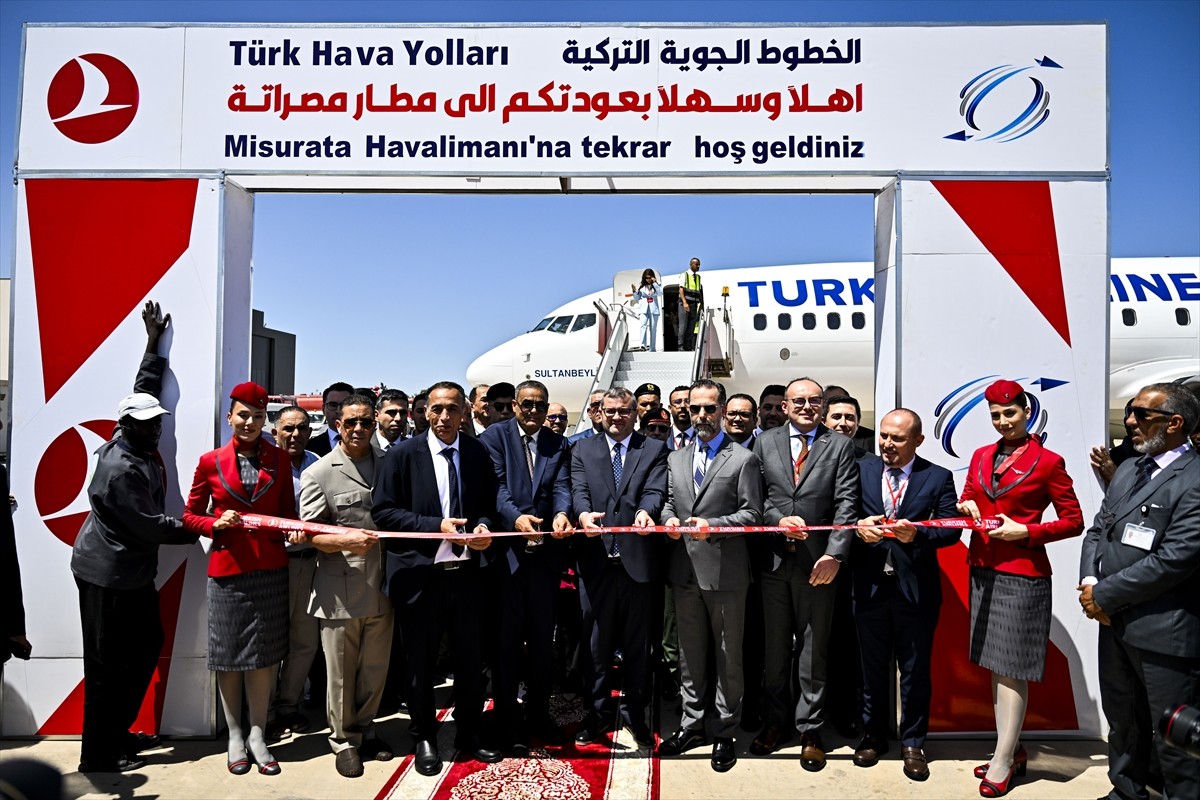 Türk Hava Yollarının (THY) Libya'nın Misrata kentine tarifeli seferleri, 10 yıl sonra yeniden...