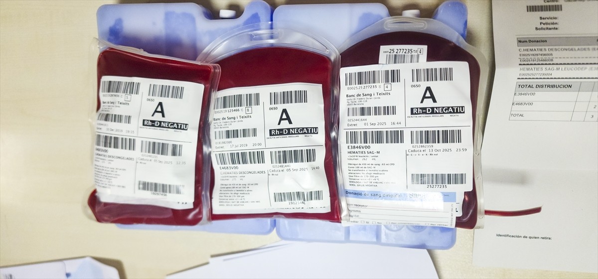 Türk Kızılay, Gaziantep'te dünyanın en nadir kan grubuna sahip olan Naide Soylu'nun doğumu için...