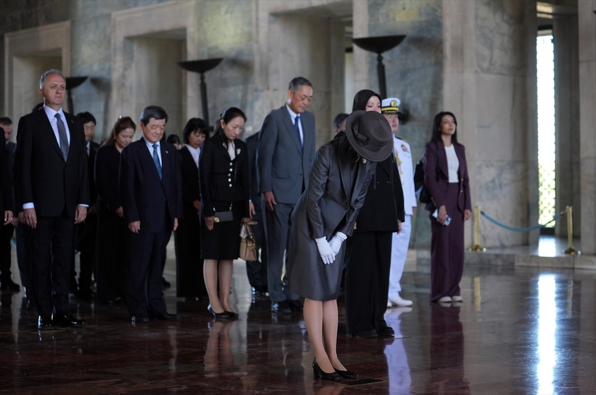 Türkiye'de bulunan Japonya Altes Prensesi Akiko Mikasa, Ankara'daki temasları kapsamında...