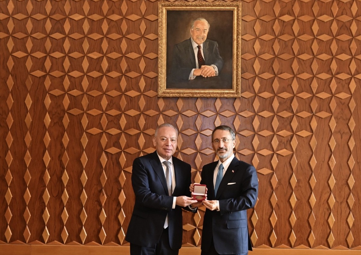 Türkiye İnsan Hakları ve Eşitlik Kurumu (TİHEK) Başkanı Fahrettin Altun (sağda), Azerbaycan...