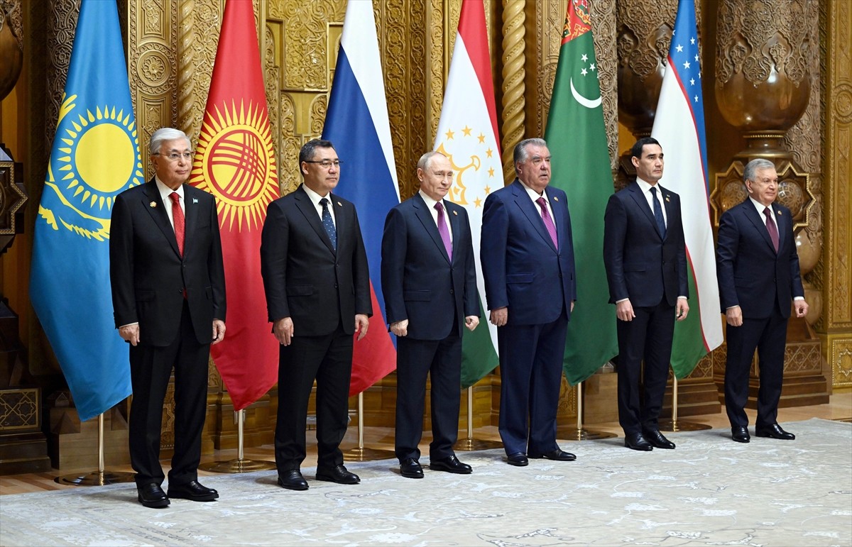 ''Rusya-Orta Asya 2. Zirvesi'' Özbekistan, Kazakistan, Kırgızistan, Türkmenistan ve Rusya devlet...