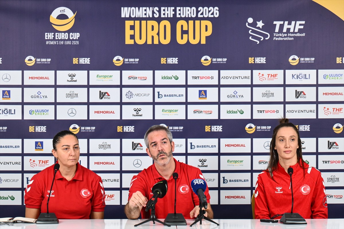 A Milli Kadın Hentbol Takımı'nın EHF Avrupa Kupası 2026'da yarın karşılaşacağı Danimarka maçı...