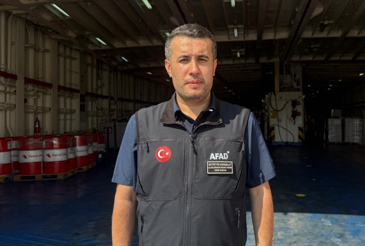 Afet ve Acil Durum Yönetimi Başkanlığı (AFAD) Uluslararası İnsani Yardım Daire Başkanı Seyfettin...