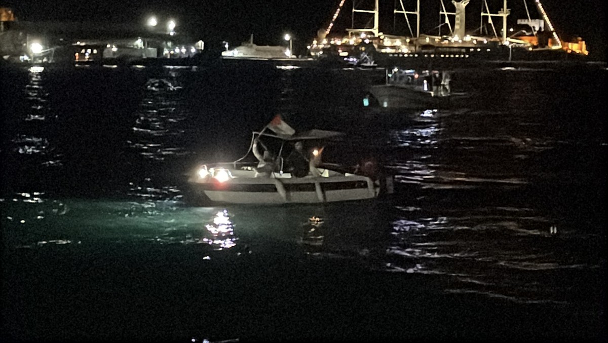 Aydın'ın Kuşadası ilçesinde, Filistin Platformu üyeleri, Gazze'ye insani yardım ulaştırmayı...