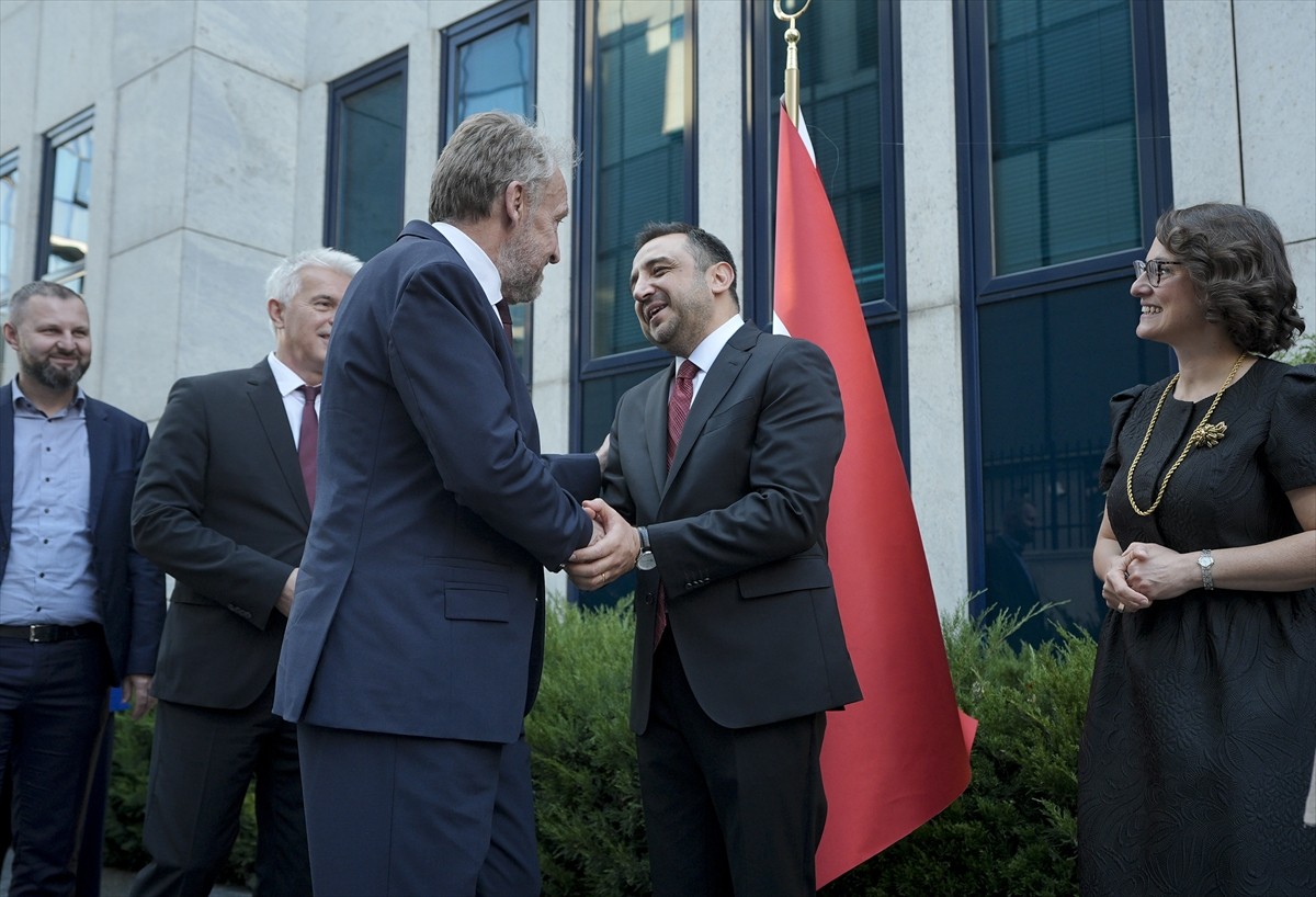 Bosna Hersek'in başkenti Saraybosna'da, Cumhuriyet'in kuruluşunun 102. yılı dolayısıyla resepsiyon...