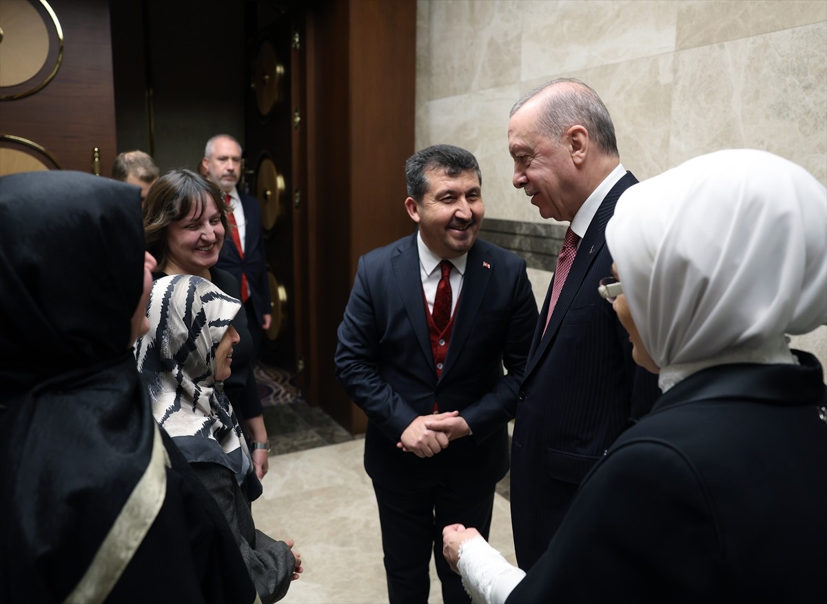 Cumhurbaşkanı Recep Tayyip Erdoğan eşi Emine Erdoğan ile 29 Ekim Cumhuriyet Bayramı dolayısıyla...