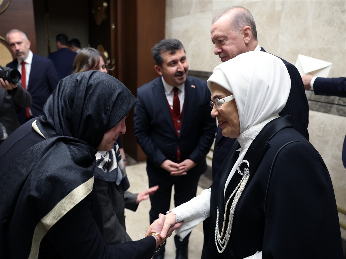 Cumhurbaşkanı Recep Tayyip Erdoğan eşi Emine Erdoğan ile 29 Ekim Cumhuriyet Bayramı dolayısıyla...