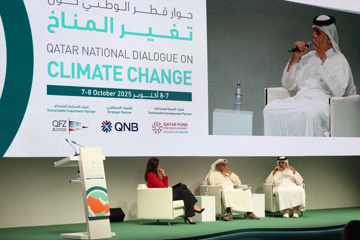 Katar'ın başkenti Doha'da iklim değişikliği ile mücadelede kapsamında Katar Ulusal İklim...