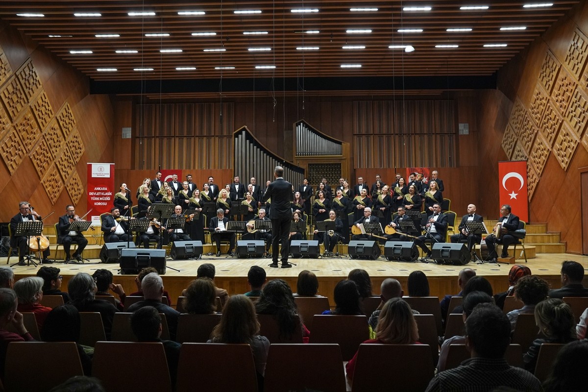 Kültür ve Turizm Bakanlığı Ankara Devlet Klasik Türk Müziği Korosu tarafından Cumhuriyetin...