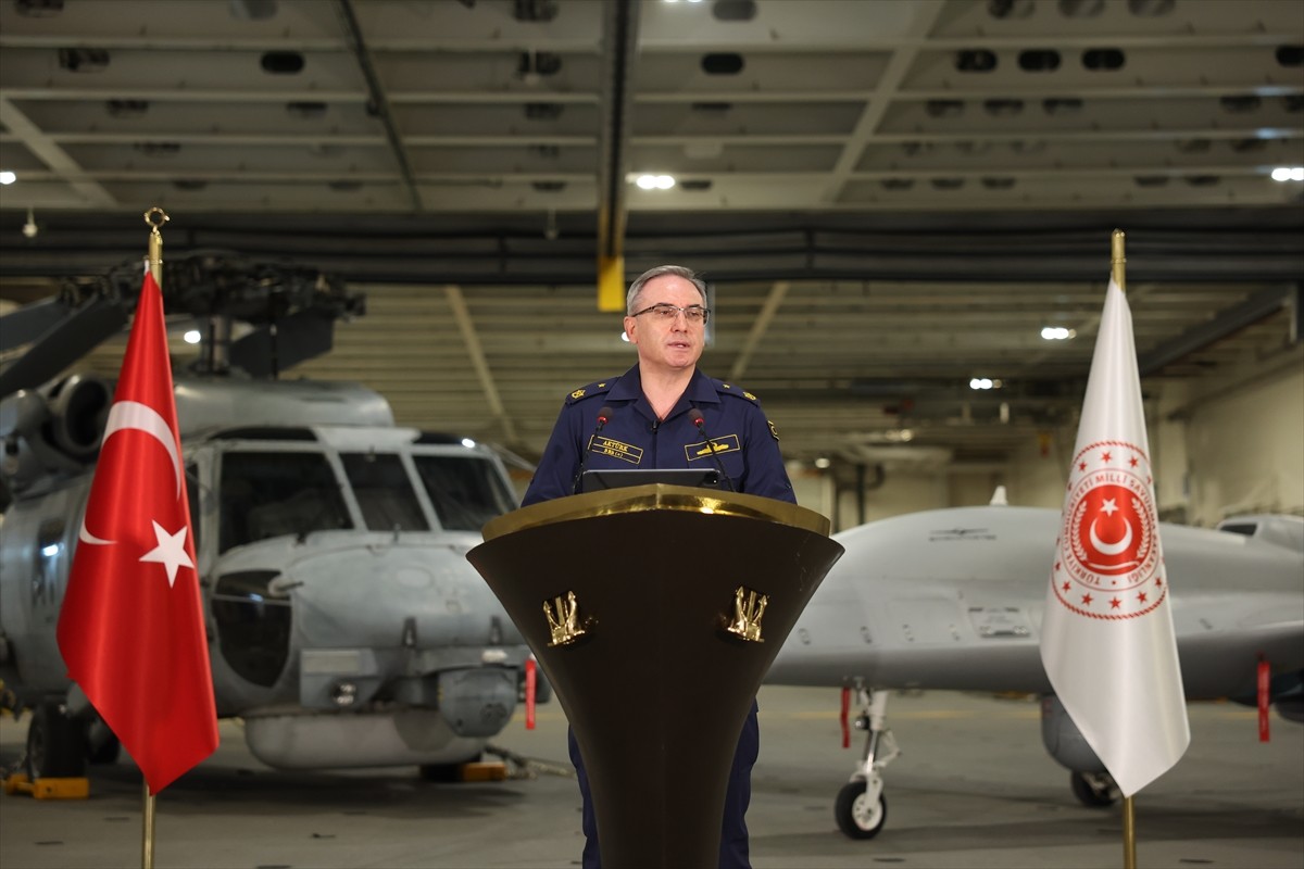 MSB Basın ve Halkla İlişkiler Müşaviri ve Bakanlık Sözcüsü Tuğamiral Zeki Aktürk, Denizkurdu-I...