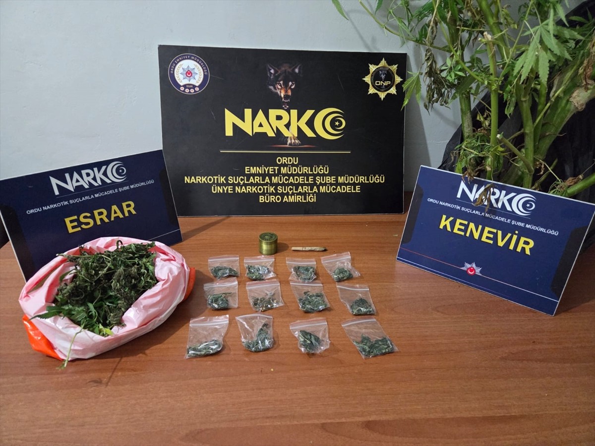 Ordu'da düzenlenen uyuşturucu operasyonunda gözaltına alınan 2 şüpheli tutuklandı.  Belirlenen...