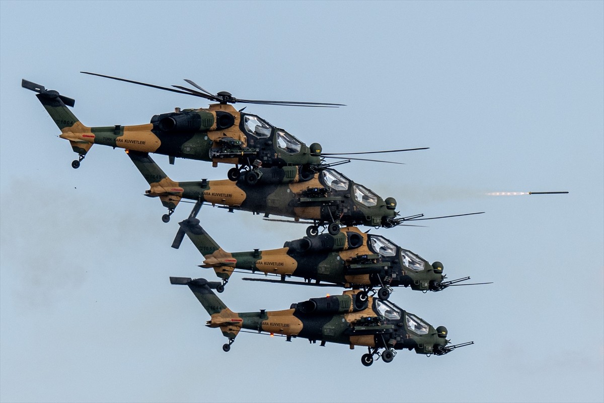 Türk Silahlı Kuvvetlerinin (TSK) ateş gücünün sergilendiği "Ateş Serbest-2025" faaliyetinde...