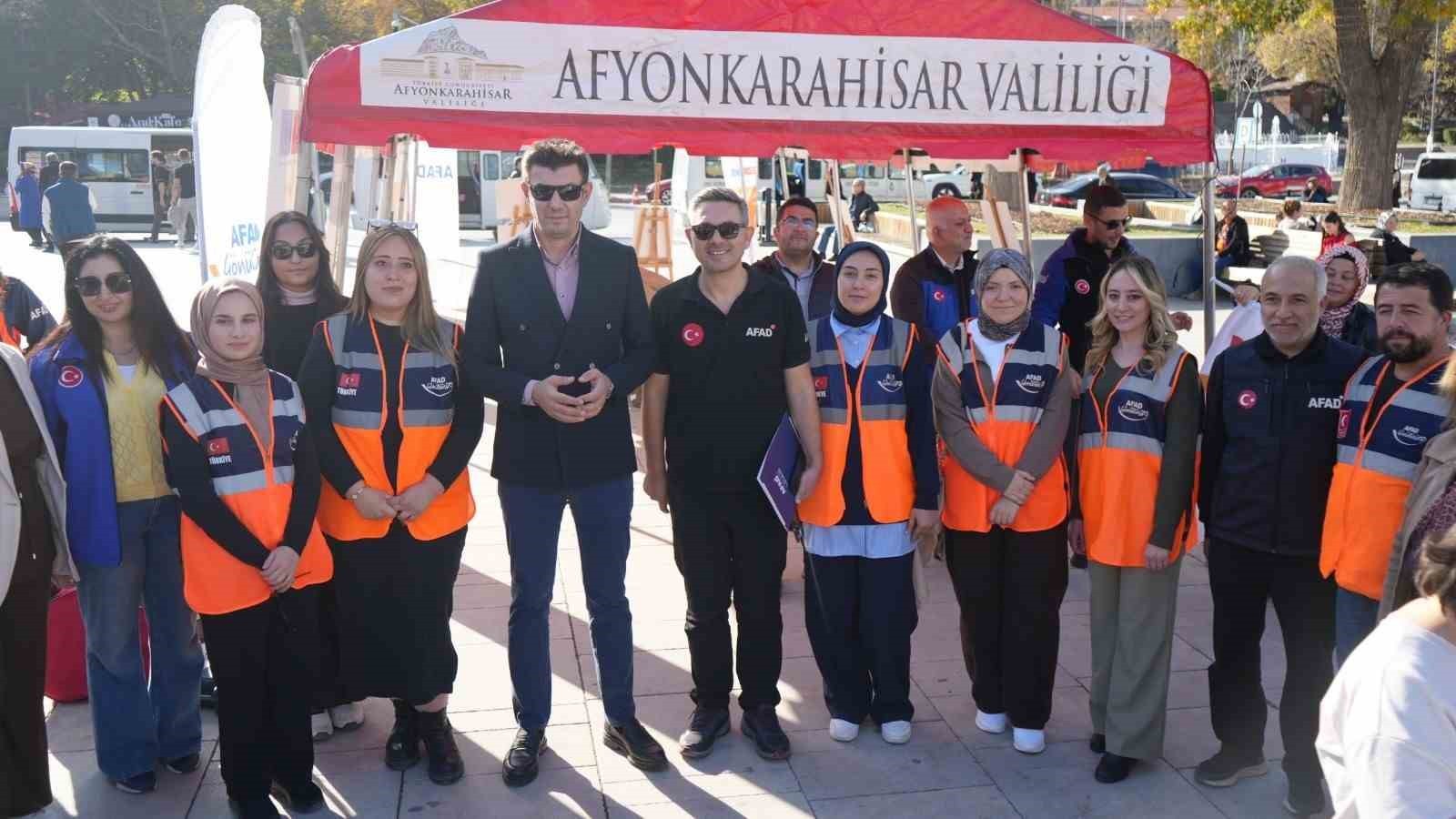 AFYONKARAHİSAR VALİLİĞİ HİMAYELERİNDE YÜRÜTÜLEN VE ENGELLİ BİREYLERİN AFETLERE KARŞI HAZIRLIK...