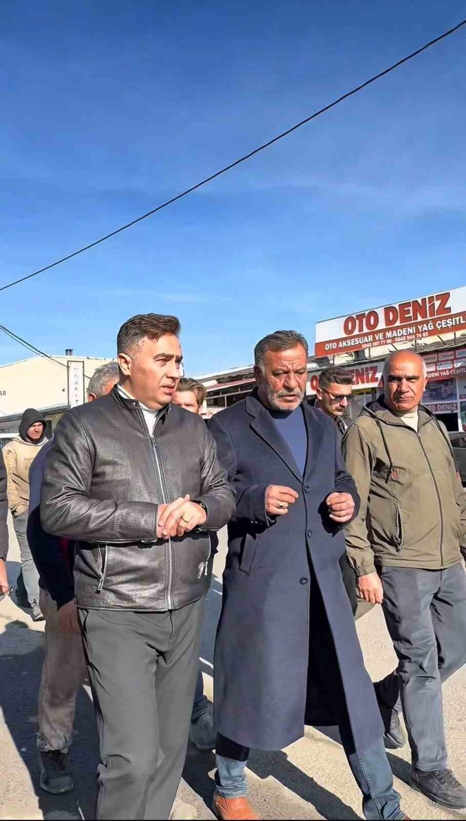 AĞRI İL EMNİYET MÜDÜRÜ GÖKSEL ÖNDER, İL MERKEZİNDEKİ OTO SANAYİ SİTESİ’Nİ ZİYARET EDEREK...