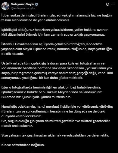 AK PARTİ İSTANBUL MİLLETVEKİLİ SÜLEYMAN SOYLU, İSTANBUL HAVALİMANI'NIN AÇILIŞINDA ÇEKİLEN BİR...