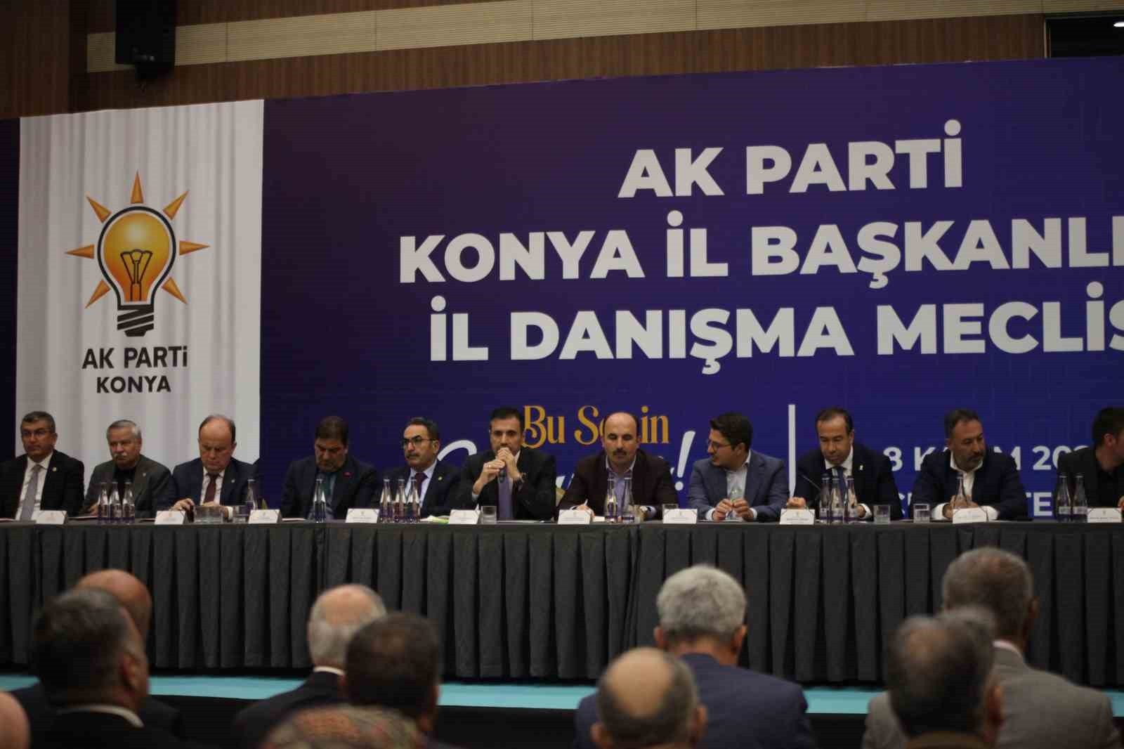 AK PARTİ KONYA İL BAŞKANLIĞI'NIN İL DANIŞMA MECLİSİ TOPLANTISI GERÇEKLEŞTİRİLDİ.