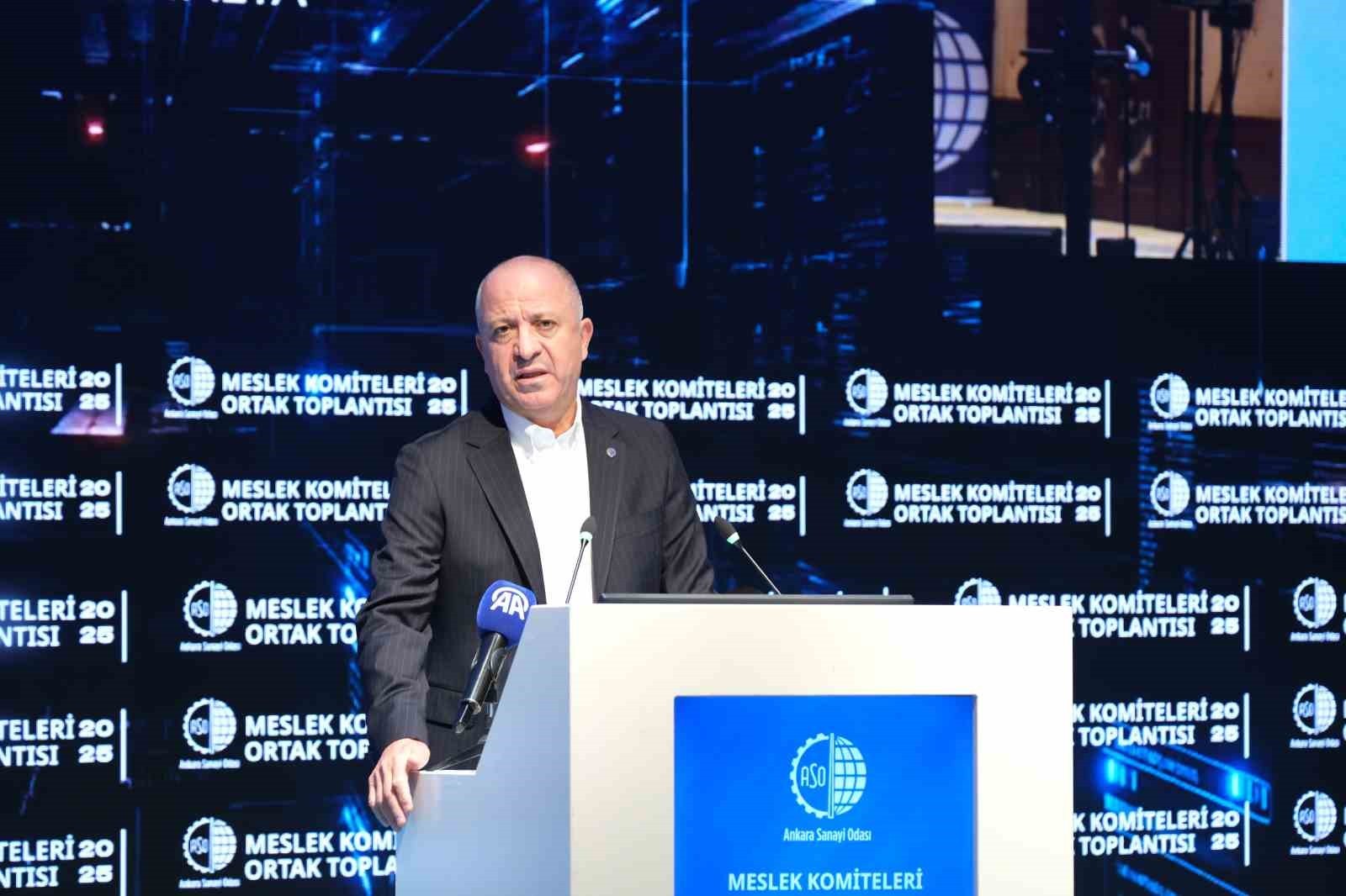 ANKARA SANAYİ ODASI (ASO) BAŞKANI SEYİT ARDIÇ, "ACİLEN ÜRETİM EKONOMİSİNE GERİ DÖNMELİYİZ. ÜLKEMİZ...