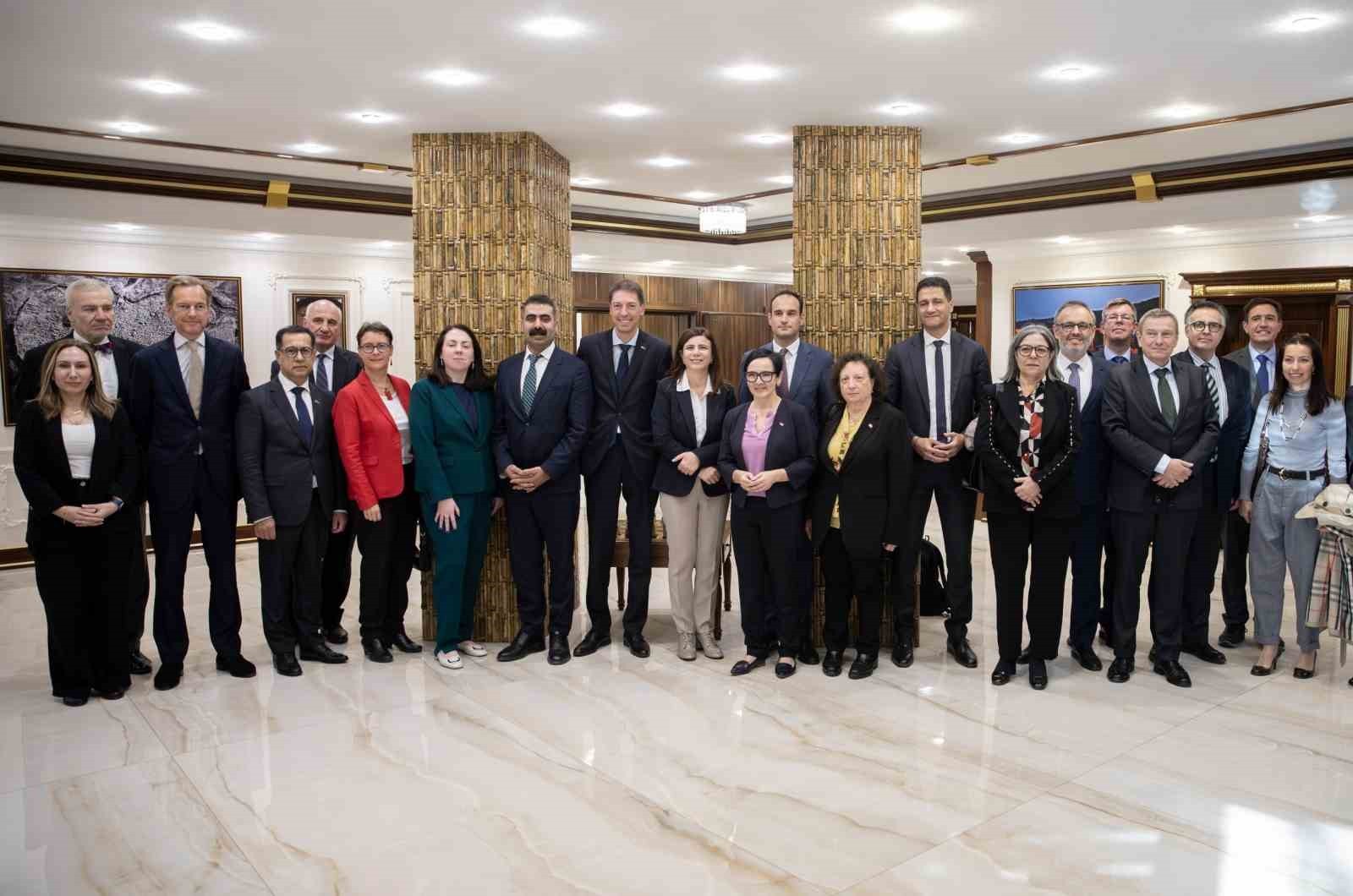 AVRUPA BİRLİĞİ (AB) TÜRKİYE DELEGASYONU MASLAHATGÜZARI JURGİS VİLCİNSKAS İLE AB ÜYESİ DEVLETLERİN...