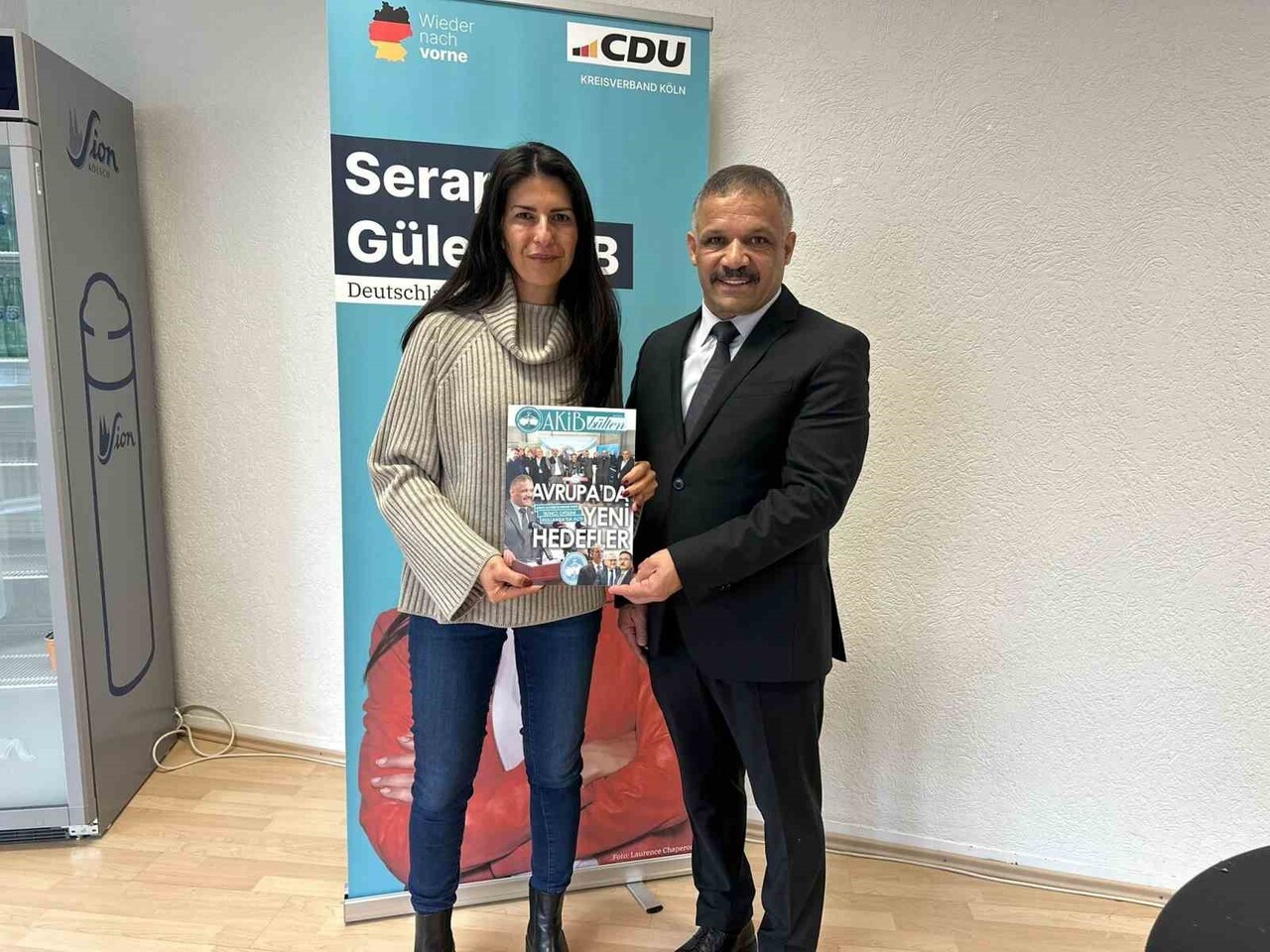 AVRUPA KAYSERİLİ İŞVERENLER BİRLİĞİ (AKİB) BAŞKANI ALİ HIZAR, KAYSERİ’DEKİ MESLEK LİSESİ...