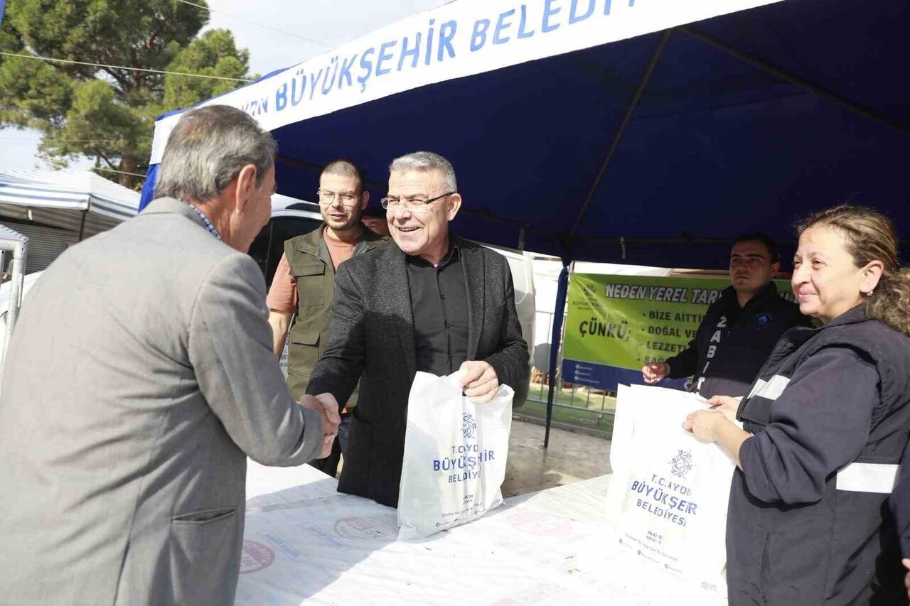 AYDIN BÜYÜKŞEHİR BELEDİYESİ TARAFINDAN ATA TOHUMLARINDAN ÜRETİLEN FİDELER, KÖŞK İLÇESİNDE...