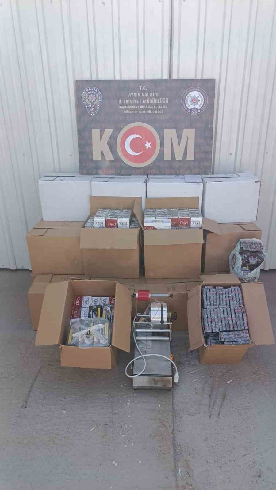 AYDIN’IN EFELER İLÇESİNDE AYDIN İL EMNİYET MÜDÜRLÜĞÜ KAÇAKÇILIK VE ORGANİZE SUÇLAR ŞUBE MÜDÜRLÜĞÜ...