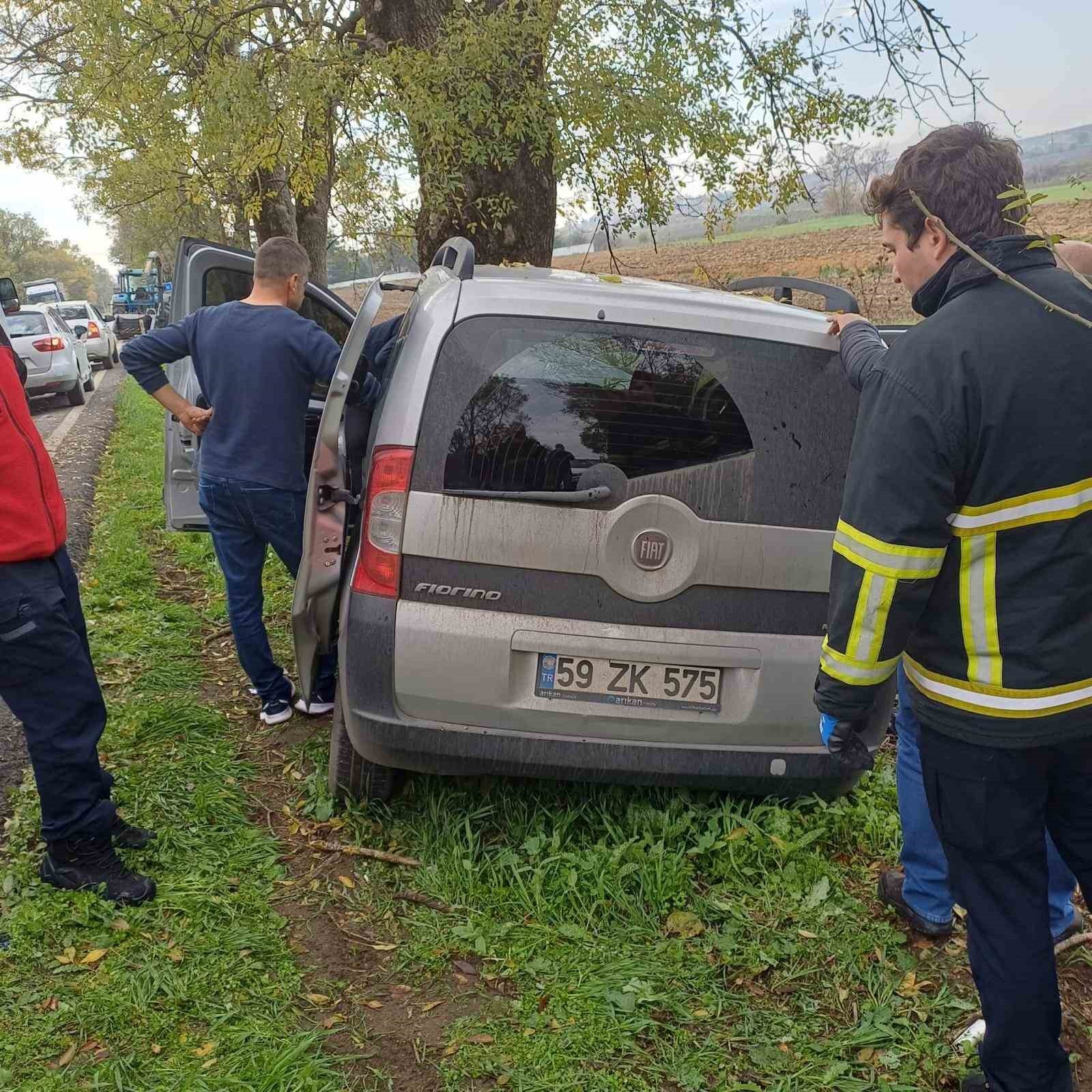 BABAESKİ’DE FECİ KAZA: 1 ÖLÜ, 1 YARALI!