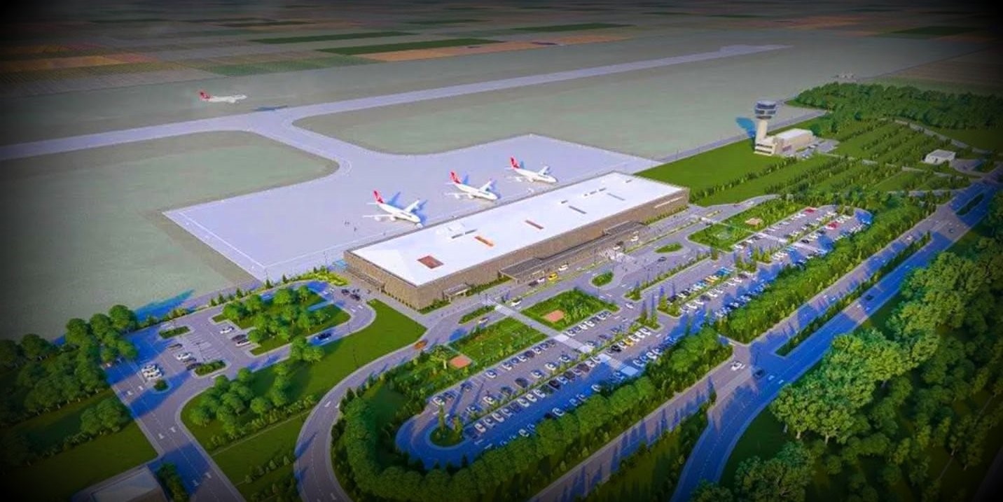 BAYBURT-GÜMÜŞHANE HAVALİMANI’NDA ÜSTYAPI ÇALIŞMALARI SÜRÜYOR