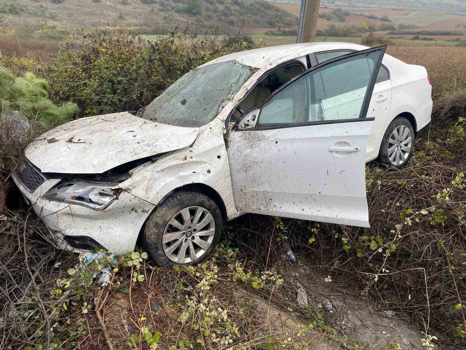 BİLECİK'TE TRAFİK KAZASI: 2 YARALI