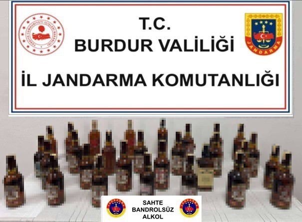 BURDUR'DA JANDARMA EKİPLERİ TARAFINDAN KAÇAKÇILIKLA MÜCADELE ÇERÇEVESİNDE GERÇEKLEŞTİRİLEN...