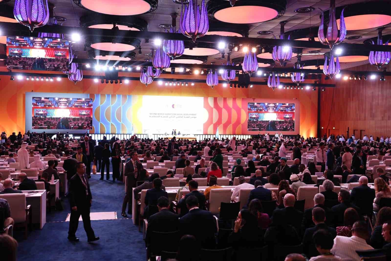 ÇALIŞMA VE SOSYAL GÜVENLİK BAKANI VEDAT IŞIKHAN, II. DÜNYA SOSYAL KALKINMA ZİRVESİ’NE KATILMAK...