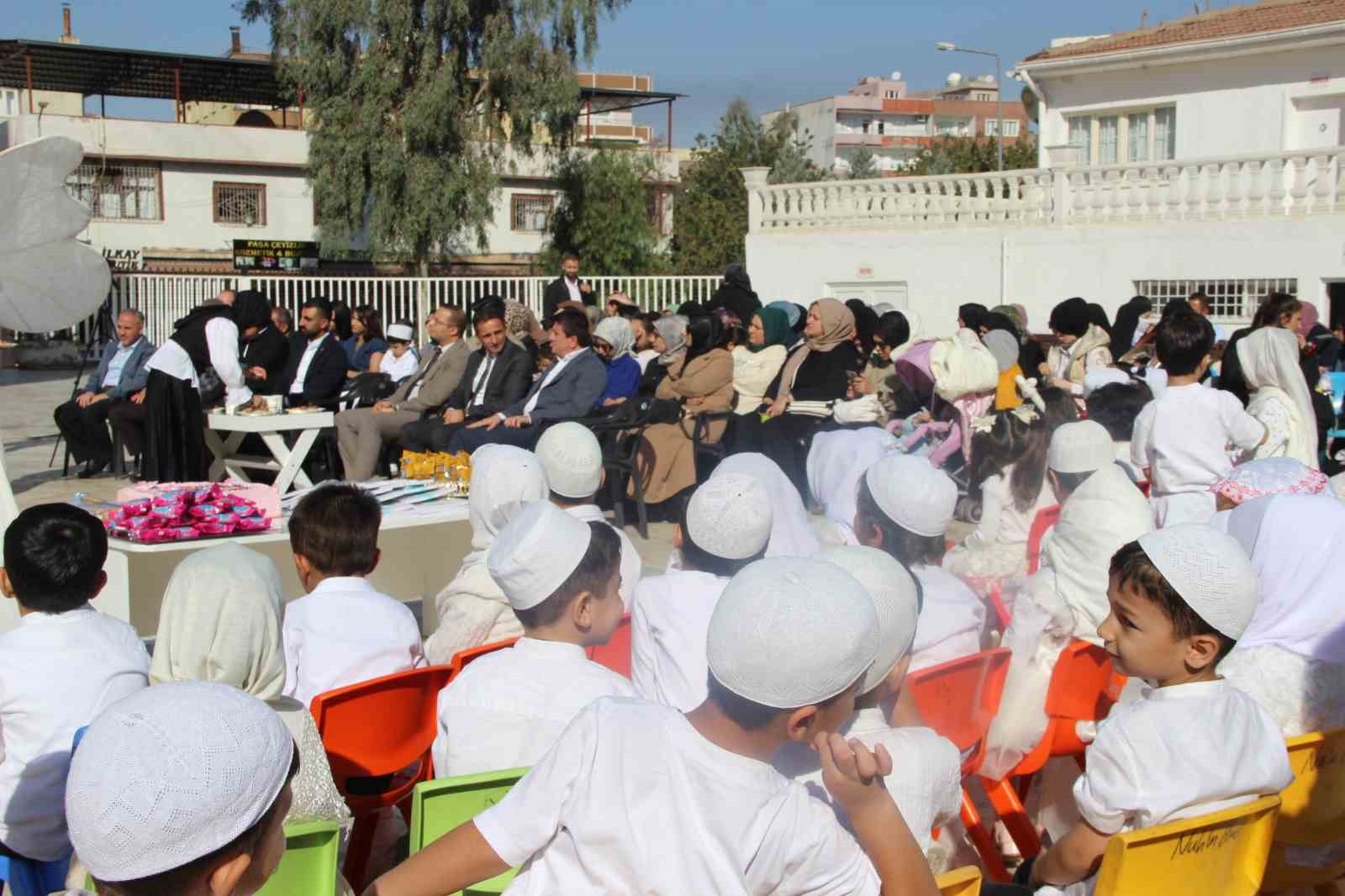 CİZRE’DE MİNİK KALPLER  "BED-İ BESMELE"YLE EĞİTİME BAŞLADI