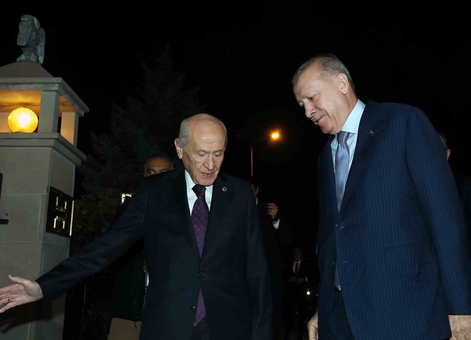 CUMHURBAŞKANI RECEP TAYYİP ERDOĞAN, MİLLİYETÇİ HAREKET PARTİSİ (MHP) GENEL BAŞKANI DEVLET BAHÇELİ...