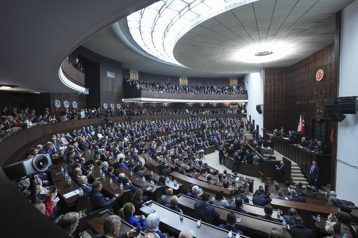 Cumhurbaşkanı ve AK Parti Genel Başkanı Recep Tayyip Erdoğan, partisinin TBMM Grup Toplantısı’na...