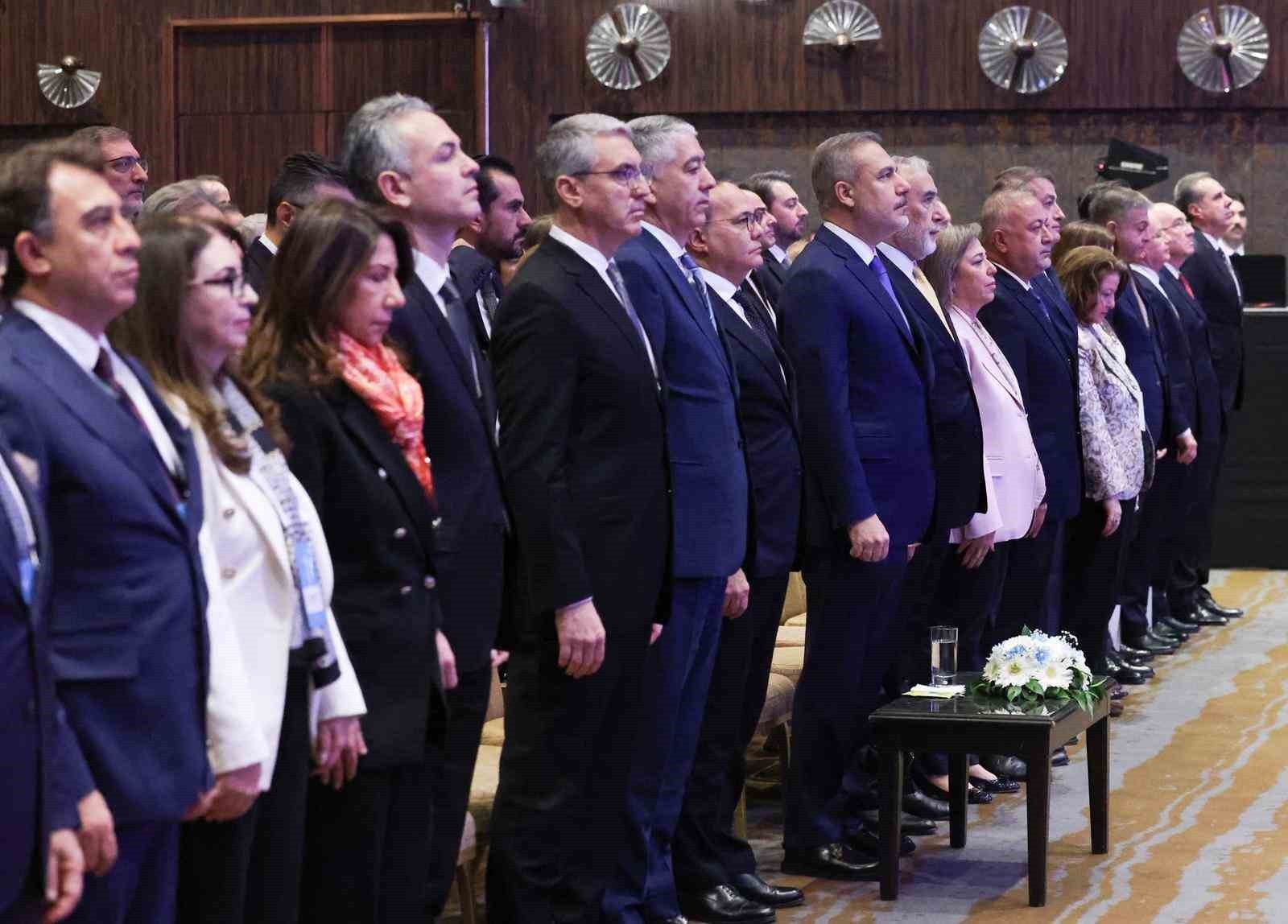 DIŞİŞLERİ BAKANI HAKAN FİDAN, BAŞKONSOLOSLAR KONFERANSI’NIN AÇILIŞ TÖRENİNE KATILDI.