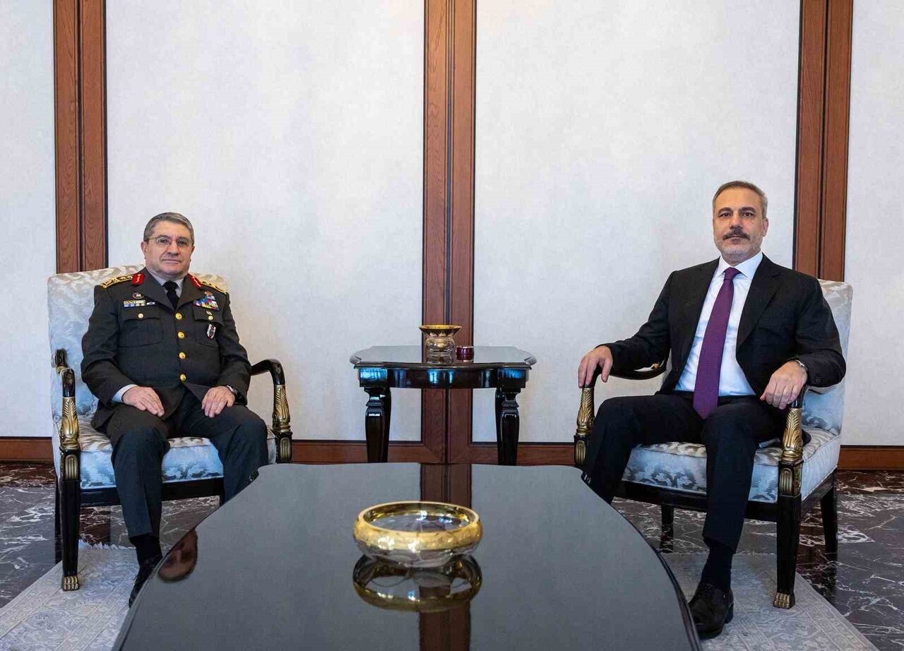 DIŞİŞLERİ BAKANI HAKAN FİDAN, GENELKURMAY BAŞKANI ORGENERAL HALUK BAYRAKTAROĞLU İLE...