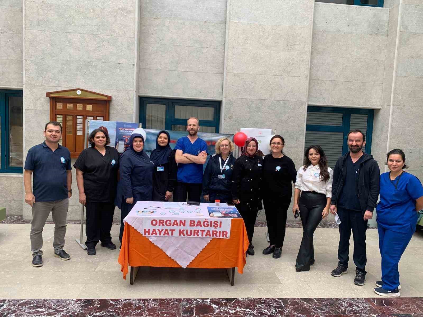 DÜZCE ÜNİVERSİTESİ TIP FAKÜLTESİ HASTANESİ ORGAN VE DOKU BAĞIŞ BİRİMİ, 3-9 KASIM ORGAN BAĞIŞI...