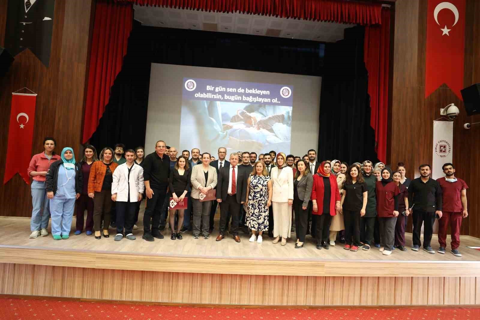 ELAZIĞ FIRAT ÜNİVERSİTESİ HASTANESİNDE ORGAN NAKLİ VE BAĞIŞI ÜZERİNE FARKINDALIK SEMPOZYUMU...